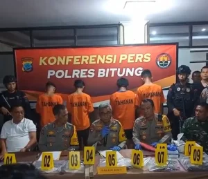 Polisi Tetapkan 7 Orang Tersangka Pelaku Kerusuhan Bitung