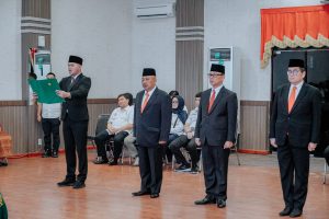 Lantik 4 Pejabat Pimpinan Tinggi Pratama, Ini Pesan Bobby Nasution