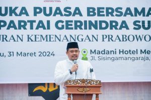 Bobby Nasution Apresiasi Partai Gerindra, Edukasi Masyarakat dengan Baik di Pemilu 2024