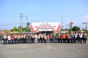Polres Pelabuhan Belawan Gelar Apel Pasukan Operasi Ketupat Toba 2024