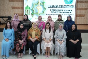 Pererat Tali Silaturahmi, TP PKK Kota Medan Gelar Halal bi Halal