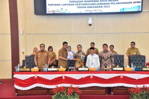 DPRD Medan Terima Laporan Wali Kota Tentang LPj Pelaksaan APD Tahun Anggaran 2023