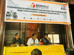 BAWASLU SUMATERA UTARA LAKUKAN KONSULTASI BAWASLU KABUPATEN/KOTA DALAM RANGKA PROSES KETERPENUHAN SYARAT SEBAGAI PANWASLU KECAMATAN EXISTING