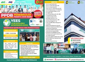 YEES, SEKOLAH BISNIS SYARIAH PERTAMA DISUMUT KEMBALI BUKA PENDAFTARAN !