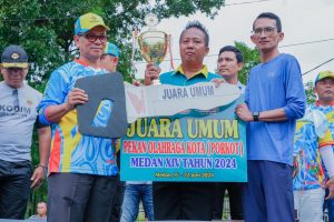 Medan Deli Juara Umum, Insya Allah Cita-Cita Bobby Nasution Jadikan Medan Kota Atlet Terwujud