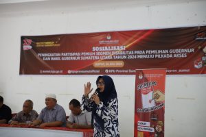 KPU Provinsi Sumatera Utara Gelar Sosialisasi Peningkatan Partisipasi Pemilih Segmen Disabilitas