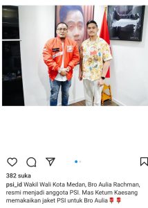 Aulia Rachman Pindah ke PSI Menjelang Pendaftaran Pilkada 2024