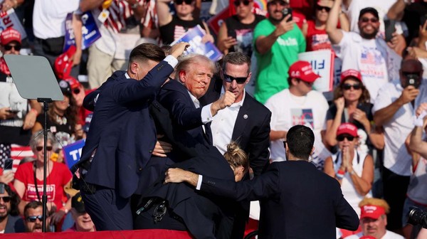 percobaan pembunuhan trump