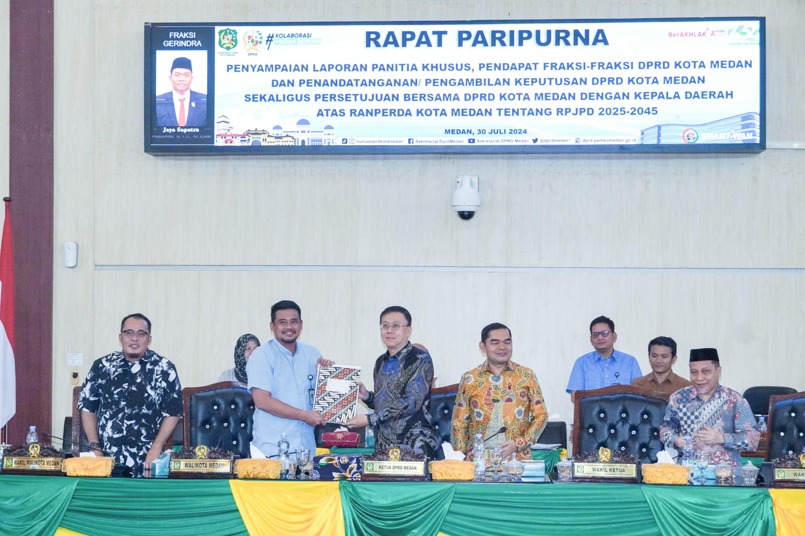 Paripurna DPRD Medan
