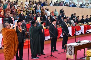 Empat Pimpinan DPRD Kota Medan Periode 2024-2029 Dilantik