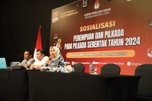 KPU Provinsi Sumatera Utara Selenggarakan Sosialisasi Perempuan dan Pilkada Pada Pilkada Serentak Tahun 2024