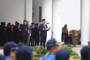 Pimpin Upacara Hari Pahlawan, Aulia Rachman: Semangat Pejuang Dapat Digelorakan Dengan Menekan Angka Kemiskinan dan Kebodohan