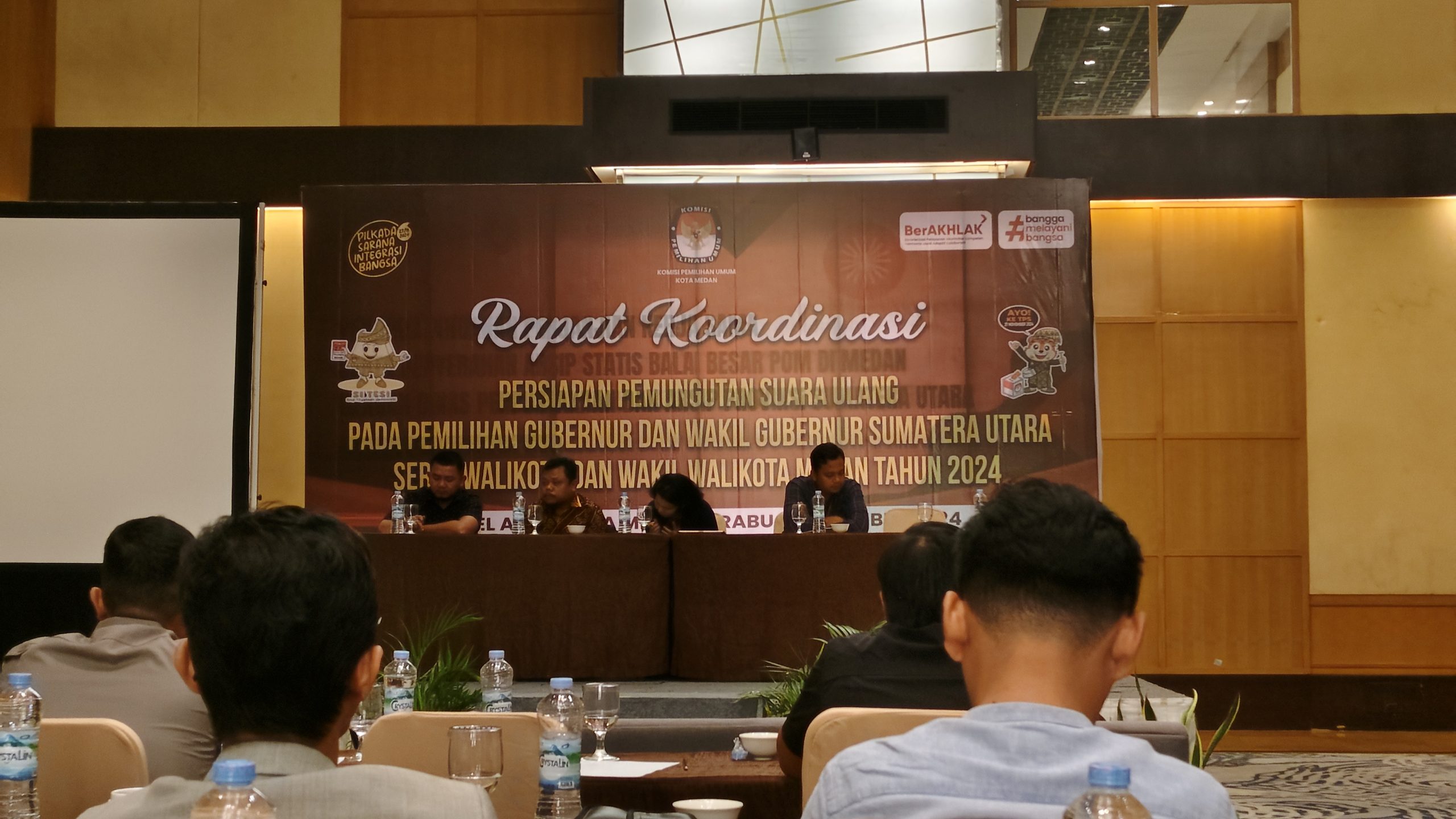 Rakor dengan KPU dan BAwaslu Kota Medan