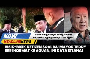 Istana Tanggapi Video Viral Mayor Teddy Hormat diduga Aguan