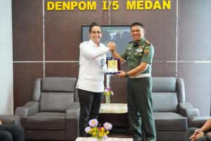 Tingkatkan Sinergisitas dan Rasa Kekeluargaan, Rico Waas Kunjungi Dandenpom I/5