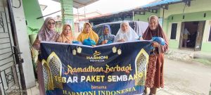 Sambut Idul Fitri, Komunitas Harmoni Indonesia Bagikan 44 Paket Sembako di Medan Marelan