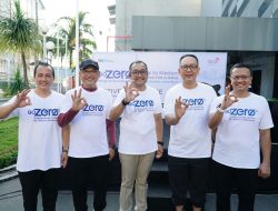 Telkom Gelar Aksi Jalan Santai Sambil Pilah Sampah Plastik dalam Rangkaian GoZero% Goes to Medan
