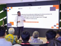 Menko Bidang Perekonomian Tinjau Pelaksanaan Program Pemagangan Nasional di Telkom