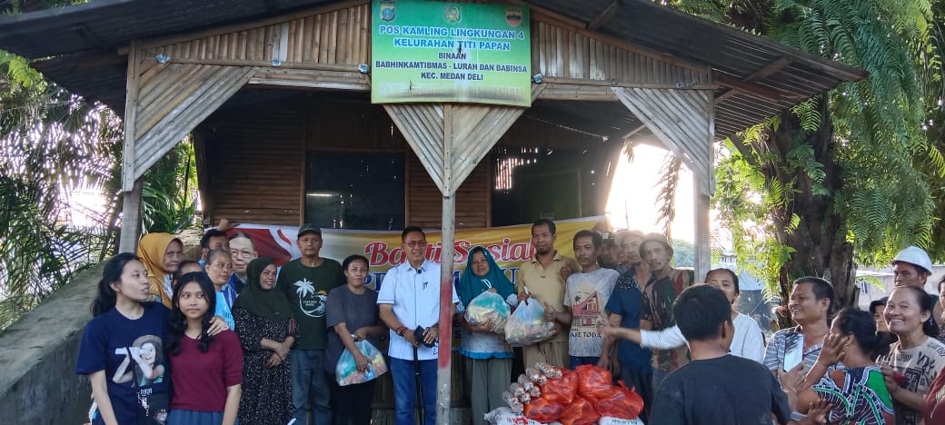 wong cun shen salurkan ratusan paket embako untuk korban banjir di titipapan