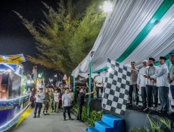 Warga Medan Utara Antusias Saksikan Pawai Takbiran Malam Idulfitri