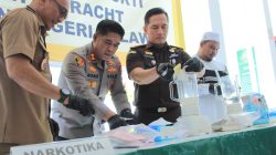 Komitmen Tegakkan Hukum, Kejari Belawan Lakukan Pemusnahan Barang Bukti