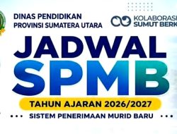 Catat, Ini Jadwal SPMB SMA dan SMK Negeri di Sumut Tahun Ajaran 2026/2027