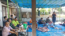 PWPM Sembelih Dua Sapi Kurban Bantuan Wali Kota Medan Rico Waas