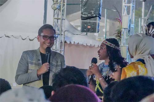 Rico Waas Berdialog di Tengah Hujan Bersama Peserta Youth City Changers, Ajak Pemuda Jadi Agen Perubahan Medan,