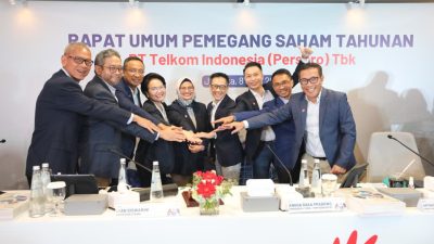 Tebar Dividen Jumbo, RUPST Telkom Pertahankan Jajaran Direksi