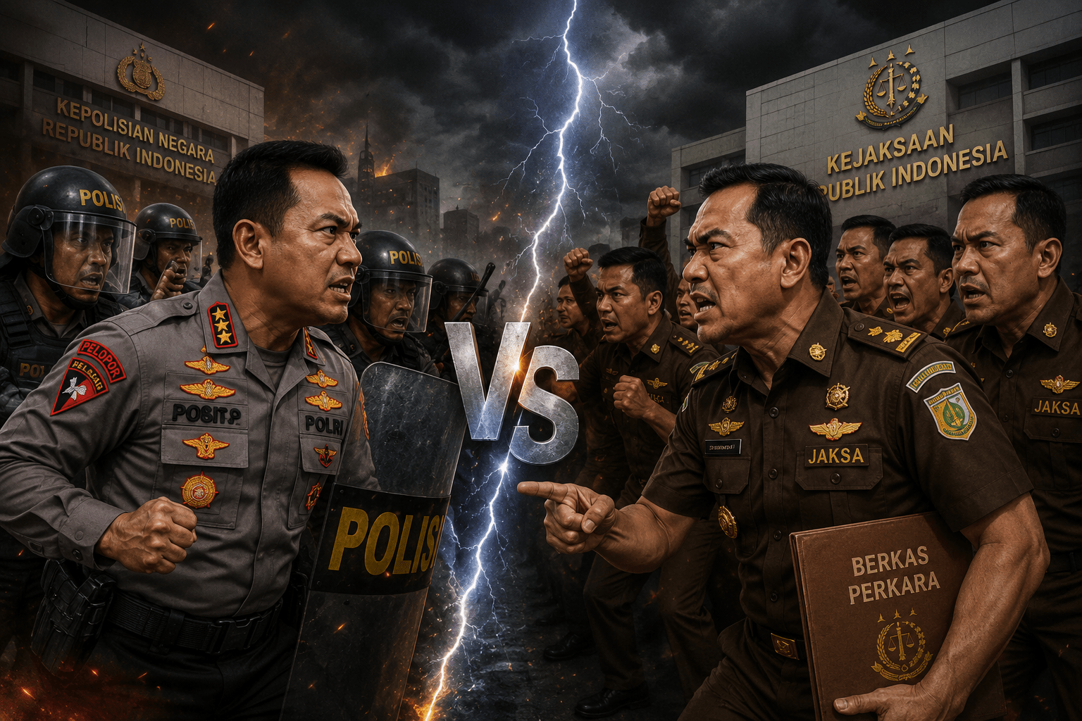 polisi vs Kejaksaan