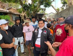 Jusup Ginting Kunjungi Korban Kebakaran
