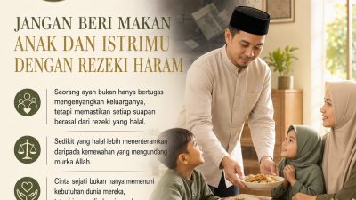 Jangan Beri Makan Anak dan Istri dengan Rezeki Haram