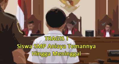 siswa smp aniiaya teman hingga tewas di sragen