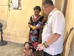 Wong Chun Sen Turun Langsung Bantu Anak Stunting di Medan Tembung