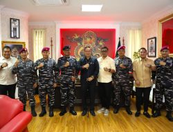 Ketua DPRD Kota Medan Menerima audiensi dari Dansathantai Koderal I Belawan