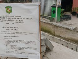 Anggaran Fantastis, Proyek SDABMBK di Medan Utara Terkesan Asal-asalan